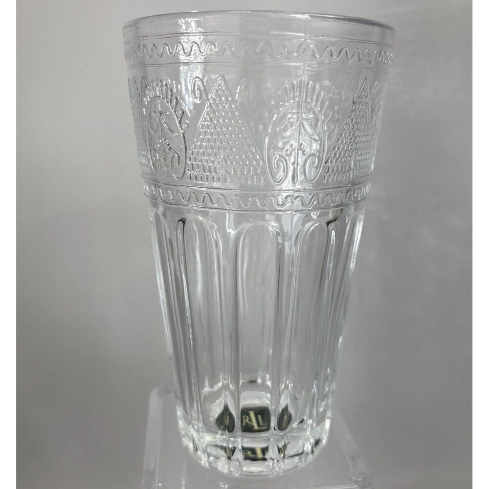 Ralph Lauren Crystal Emma Highball Glass Excellent Condition w/ Original Sticker